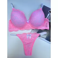 Conjunto Rayssa -Rosa Pantera/Branco