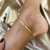 TORNOZELEIRA FITA BANHADA A OURO 