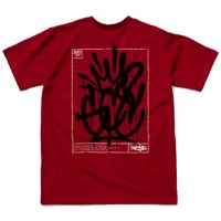 Camiseta PICTOTAG Graffiti com Café - Vermelha