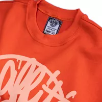 Moletom TYPE Graffiti com Café - Laranja
