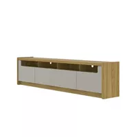 Rack Oslo 220 cm com 3 po... - Incasa Móveis