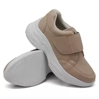 Tênis Casual Feminino KCShoes Chunky Velcro Rosê - Kátia Cintra
