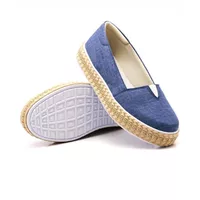 Sapatilha Pietra Corda Jeans Claro DKShoes - Kátia Cintra