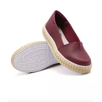 Sapatilha Pietra Corda Marsala DKShoes - Kátia Cintra