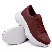 Tênis Casual Chuncky Marsala Sola Tratorada DKShoe... - Kátia Cintra
