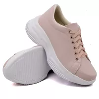 Tênis Casual Chuncky Rosê Sola Tratorada DKShoes - Kátia Cintra