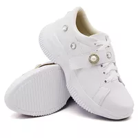 Tênis Casual Chuncky Pérola Branco Sola Tratorada ... - Kátia Cintra