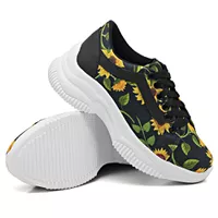 Tênis Casual Chuncky Girassol Listra Preto Sola Tr... - Kátia Cintra