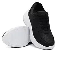 Tênis Casual Chuncky Perfurado Preto Sola Tratorad... - Kátia Cintra