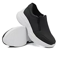 Tênis Casual Chuncky Zíper Preto Sola Tratorada DK... - Kátia Cintra