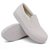 Slip On Matelassê Branco DKShoes - Kátia Cintra