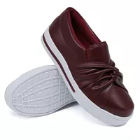 Slip On Nó Marsala DKShoes - Kátia Cintra