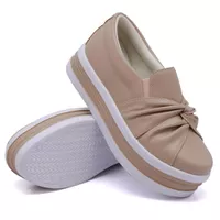 Slip On Nó Sola Alta Rosê DKShoes - Kátia Cintra