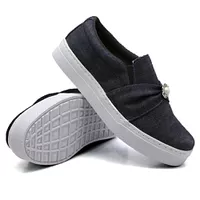Slip On Pérola Jeans DKShoes - Kátia Cintra