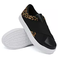 Slip On Pietra Elástico Onça DKShoes - Kátia Cintra
