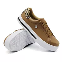 Tênis Casual Pietra Animal Print Caramelo DKShoes - Kátia Cintra