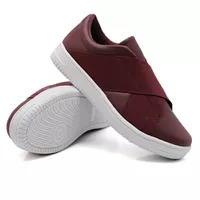 Slip On Siena Elástico Marsala DKShoes - Kátia Cintra