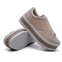 Slip On Siena Elástico Sola Alta Rosê DKShoes - Kátia Cintra