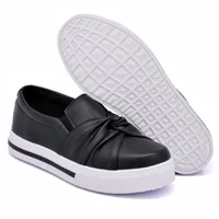 Slip On Siena Nó Preto DKShoes - Kátia Cintra