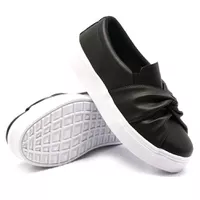 Slip On Nó Preto DKShoes - Kátia Cintra