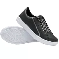 Tênis Casual Costura Preto DKShoes - Kátia Cintra