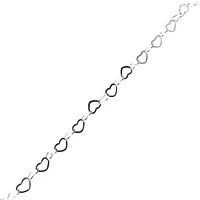 Corrente Coração em Prata 925 de 42 cm - ILLUM JOIAS
