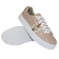 Tênis Casual Coração Rosê DKShoes - Kátia Cintra