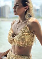 Colar Ouro Body Chain Riviera FIKA + AMMI