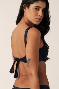 TOP LOS CABOS CIRRÊ ZOO BLUE E CALCINHA CARAÍVA CIRRÊ ZOO BLUE