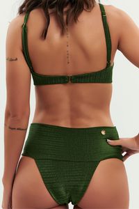 TOP JURERÊ TEXTURA CACTUS E CALCINHA LEBLON TEXTURA CACTUS