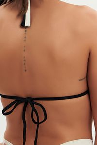 TOP MARESIAS BICOLOR E CALCINHA ITACARÉ BICOLOR