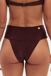 TOP JURERE CANELADO MOCHA E CALCINHA LEBLON CANELADO MOCHA