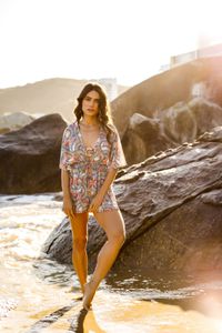 BATA CURTA MORCEGO LISTRADO RAINBOW