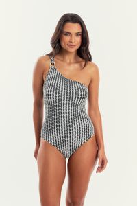 MAIÔ IPANEMA JACQUARD PRETO E BRANCO