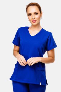 Blusa Feminina Basic Azul Caneta