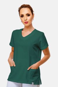 Blusa Feminina Basic Verde Bandeira