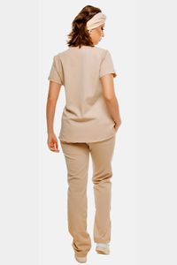 Scrub Feminino Basic Ana Bege