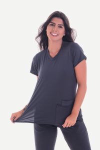 Blusa Feminina Confort Cinza