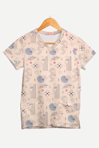 Blusa Estampada Beleza da Alma em Malha Confort
