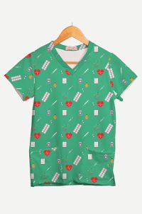 Blusa Estampada Saúde em Equilíbrio em Malha Confort