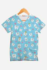 Blusa Estampada Dental Princess em Malha Confort