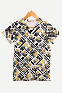 Blusa Estampada Minions em Malha Confort