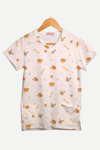 Blusa Estampada Dog Love em Malha Confort