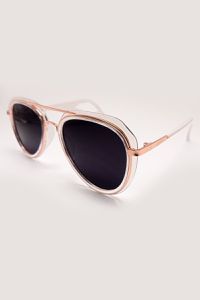 Óculos de Sol Feminino Aviador Degrade Rose - OC-4001