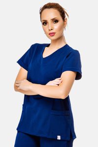 Scrub Feminino Basic Bia Azul Marinho