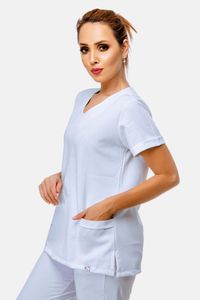 Scrub Feminino Basic Ana Branco