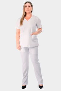 Scrub Feminino Basic Ana Branco