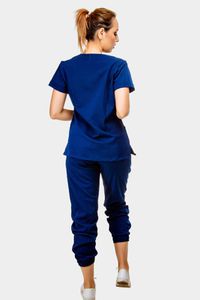 Scrub Feminino Basic Bia Azul Marinho