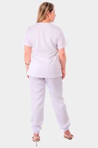 Scrub Feminino Basic Bia Branco