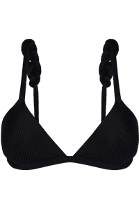 TOP TRANCOSO CANELADO BLACK
